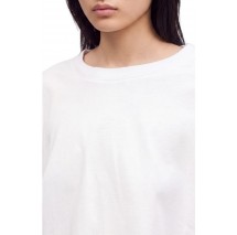 CALVIN KLEIN PERFORMANCE BOXY CROP TEE GRAPHIC ΜΠΛΟΥΖΑ ΜΑΚΡΥΜΑΝΙΚΗ ΓΥΝΑΙΚΕΙΑ WHITE