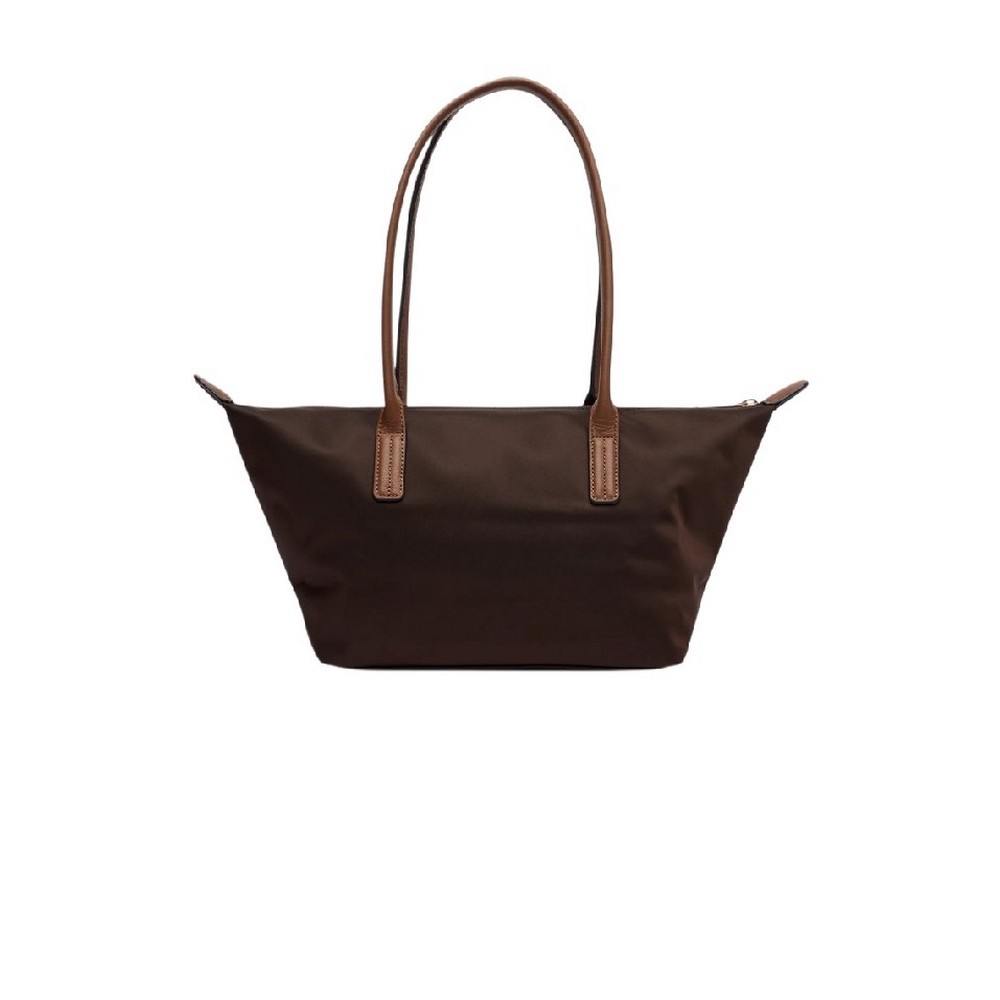 TOMMY HILFIGER POPETTE EAST WEST TOTE ΤΣΑΝΤΑ ΓΥΝΑΙΚΕΙΑ BROWN