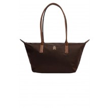 TOMMY HILFIGER POPETTE EAST WEST TOTE ΤΣΑΝΤΑ ΓΥΝΑΙΚΕΙΑ BROWN