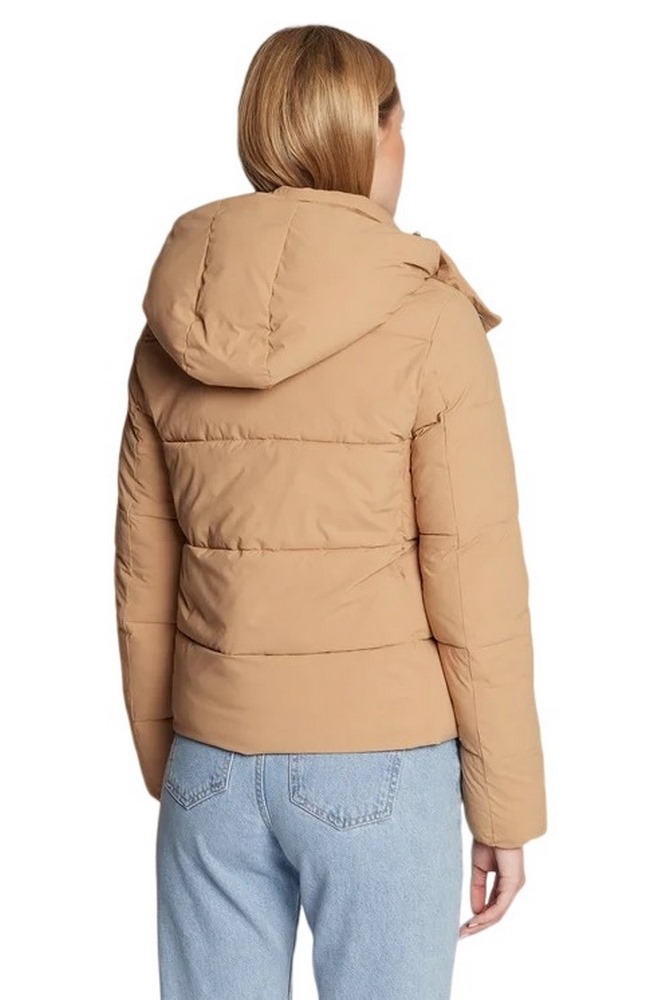 CALVIN KLEIN JEANS MWNON-DOWN SHORT PUFFER ΜΠΟΥΦΑΝ ΓΥΝΑΙΚΕΙΟ TAN