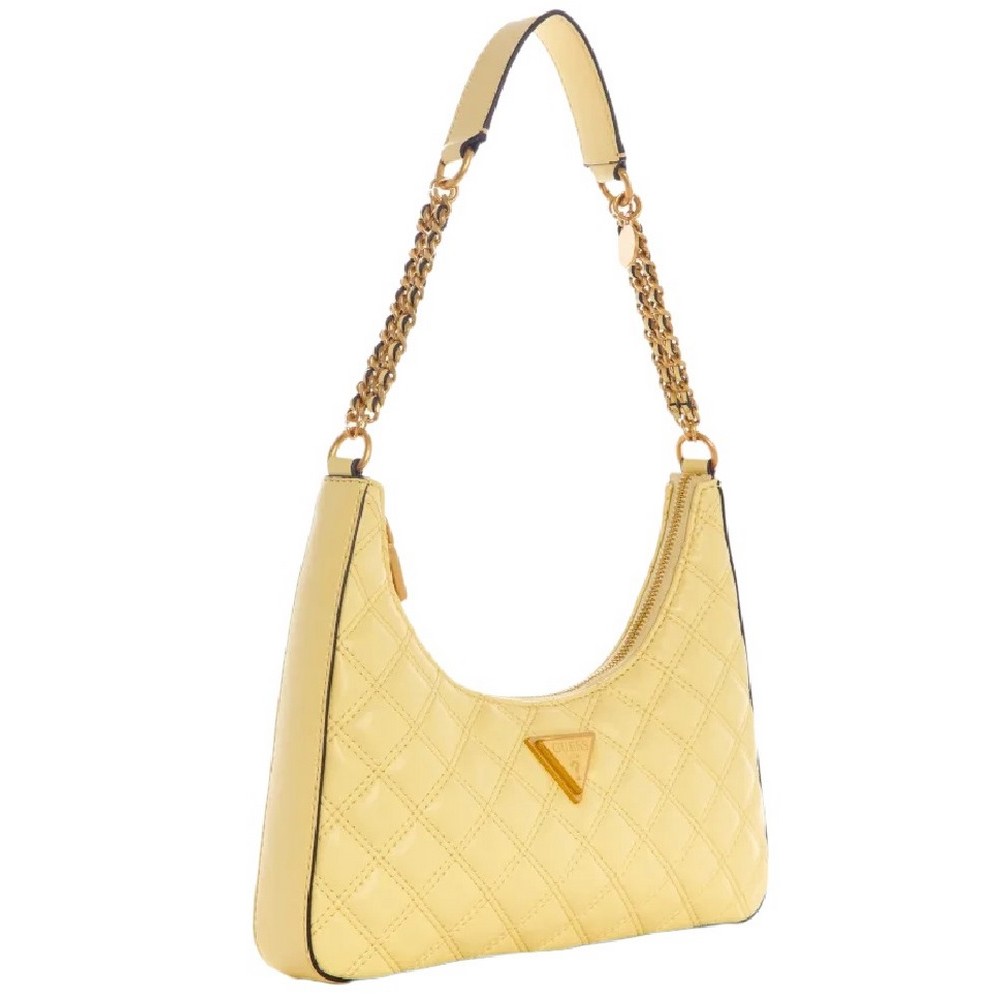GUESS GIULLY TOP ZIP SHOUL ΤΣΑΝΤΑ ΓΥΝΑΙΚΕΙΑ YELLOW