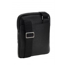 GUESS BOSTON CROSSBODY FLAT ΤΣΑΝΤΑ ΑΝΔΡΙΚΗ BLACK