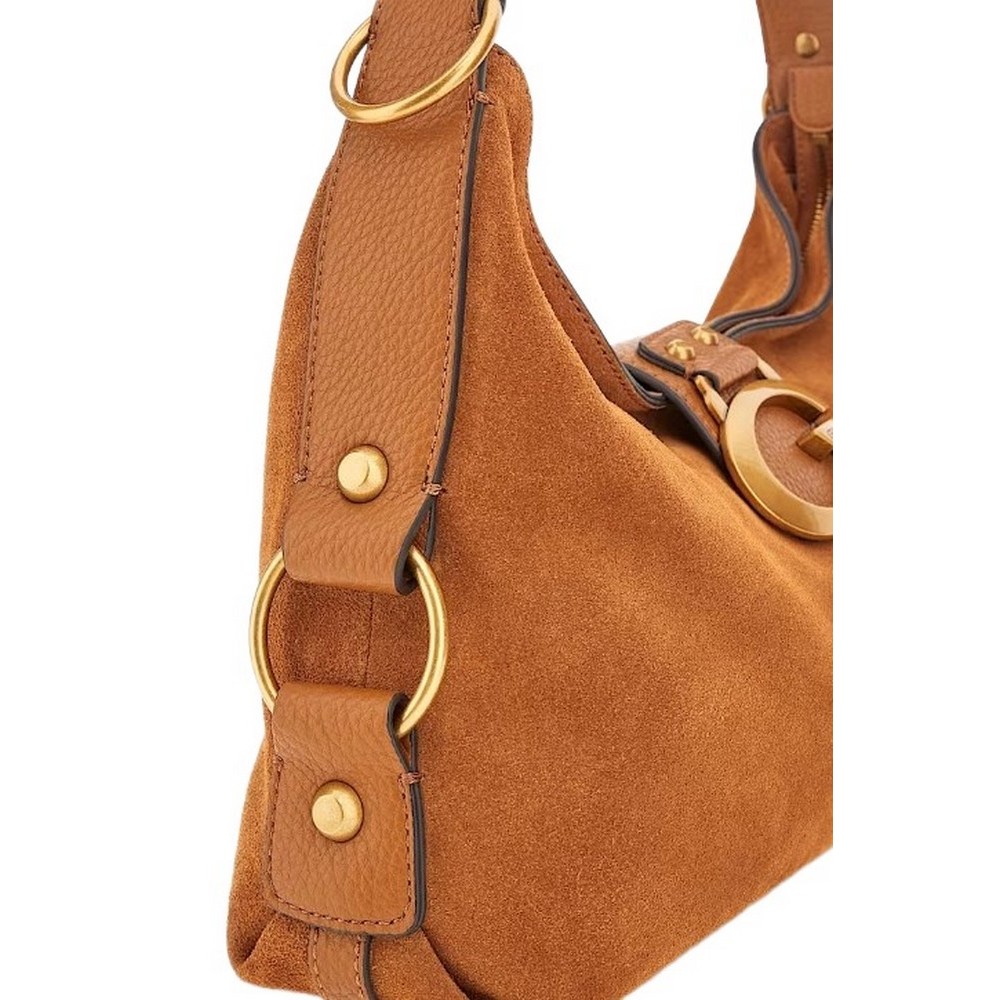 GUESS CAMDEN SHOULDER BAG ΤΣΑΝΤΑ ΓΥΝΑΙΚΕΙΑ COGNAC