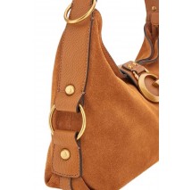 GUESS CAMDEN SHOULDER BAG ΤΣΑΝΤΑ ΓΥΝΑΙΚΕΙΑ COGNAC