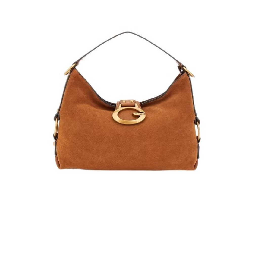 GUESS CAMDEN SHOULDER BAG ΤΣΑΝΤΑ ΓΥΝΑΙΚΕΙΑ COGNAC