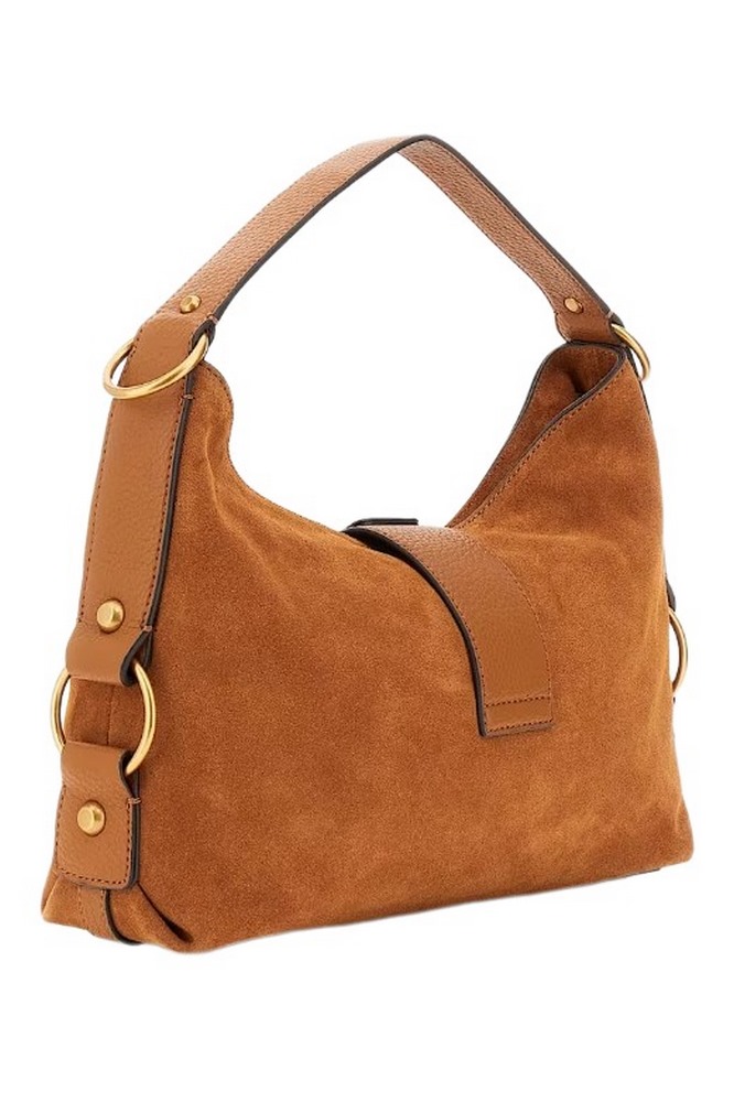 GUESS CAMDEN SHOULDER BAG ΤΣΑΝΤΑ ΓΥΝΑΙΚΕΙΑ COGNAC