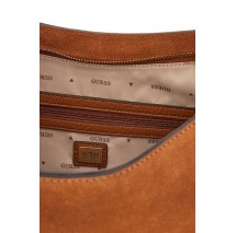 GUESS CAMDEN SHOULDER BAG ΤΣΑΝΤΑ ΓΥΝΑΙΚΕΙΑ COGNAC