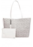 DKNY AVRIL TOTE HANDBAG R52A5G54 ΤΣΑΝΤΑ ΓΥΝΑΙΚΕΙΑ WHITE