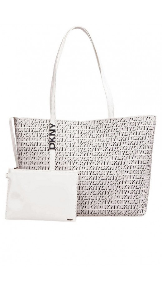 DKNY AVRIL TOTE HANDBAG R52A5G54 ΤΣΑΝΤΑ ΓΥΝΑΙΚΕΙΑ WHITE