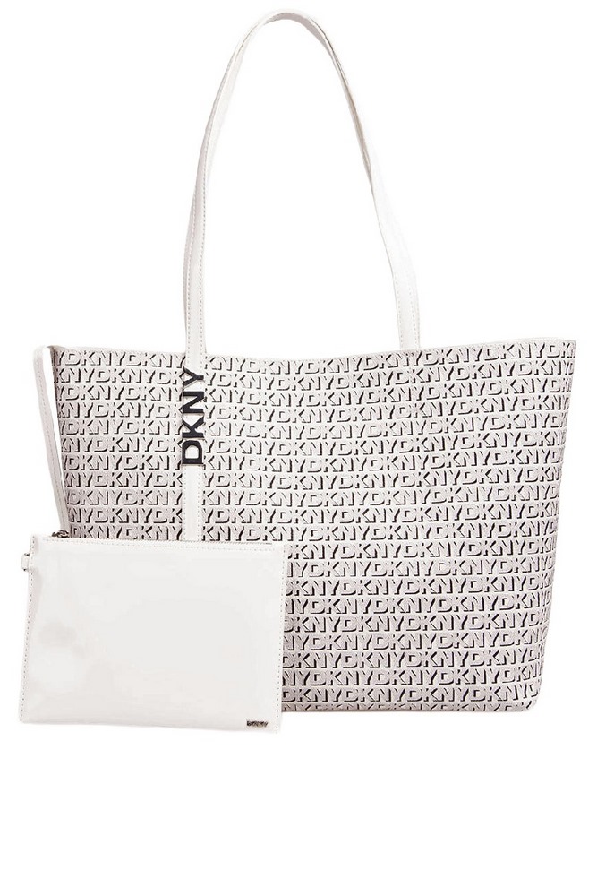 DKNY AVRIL TOTE HANDBAG R52A5G54 ΤΣΑΝΤΑ ΓΥΝΑΙΚΕΙΑ WHITE