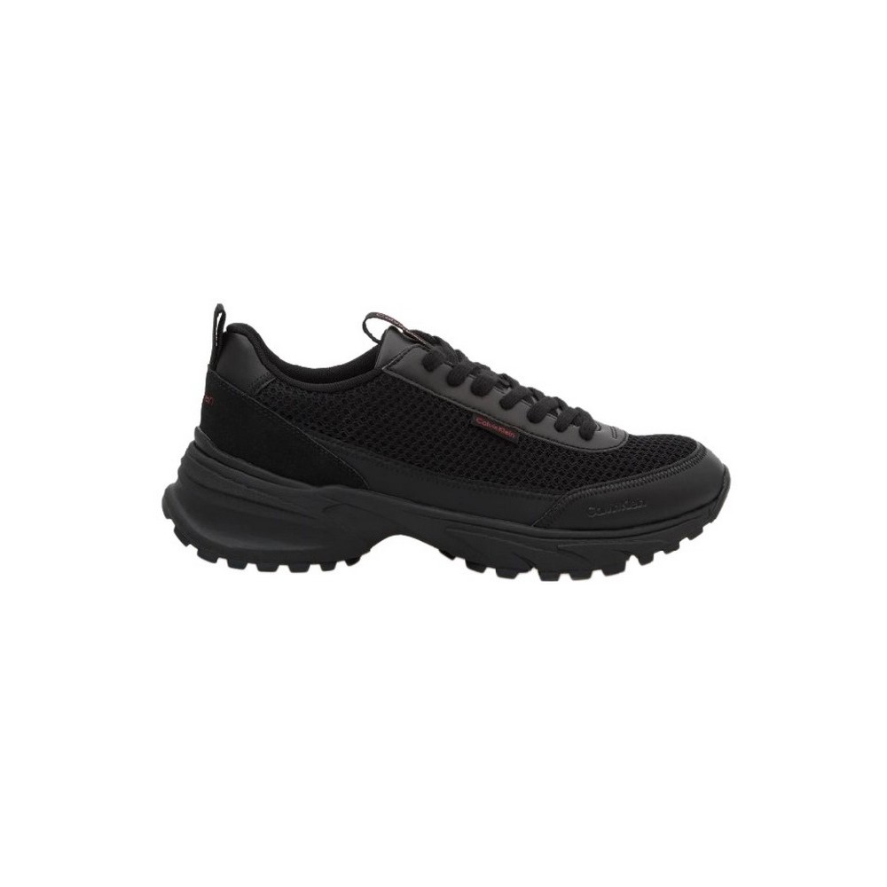 CALVIN KLEIN HIKE RUNNER LACEUP MESH ΠΑΠΟΥΤΣΙ ΑΝΔΡΙΚΟ BLACK/RED