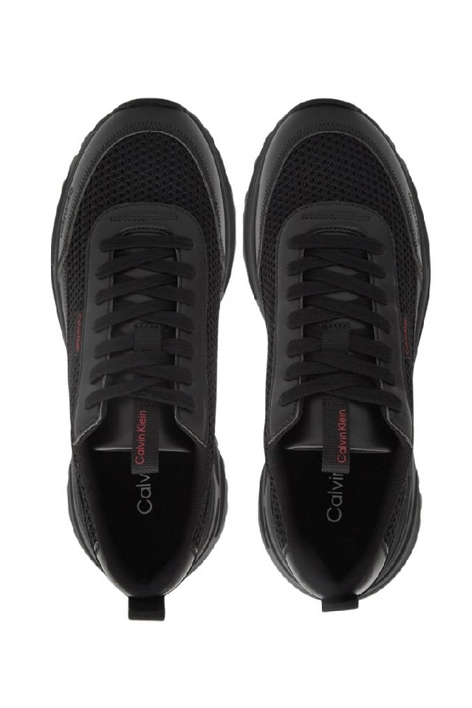 CALVIN KLEIN HIKE RUNNER LACEUP MESH ΠΑΠΟΥΤΣΙ ΑΝΔΡΙΚΟ BLACK/RED