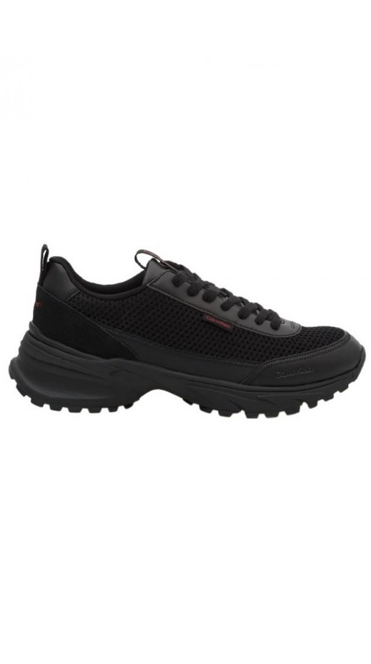 CALVIN KLEIN HIKE RUNNER LACEUP MESH ΠΑΠΟΥΤΣΙ ΑΝΔΡΙΚΟ BLACK/RED