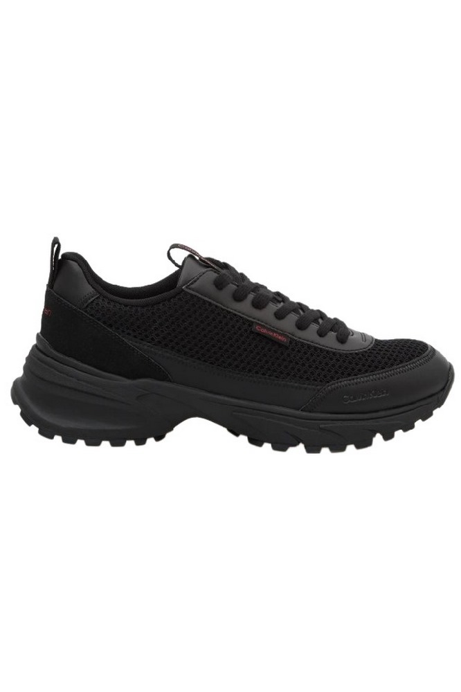 CALVIN KLEIN HIKE RUNNER LACEUP MESH ΠΑΠΟΥΤΣΙ ΑΝΔΡΙΚΟ BLACK/RED