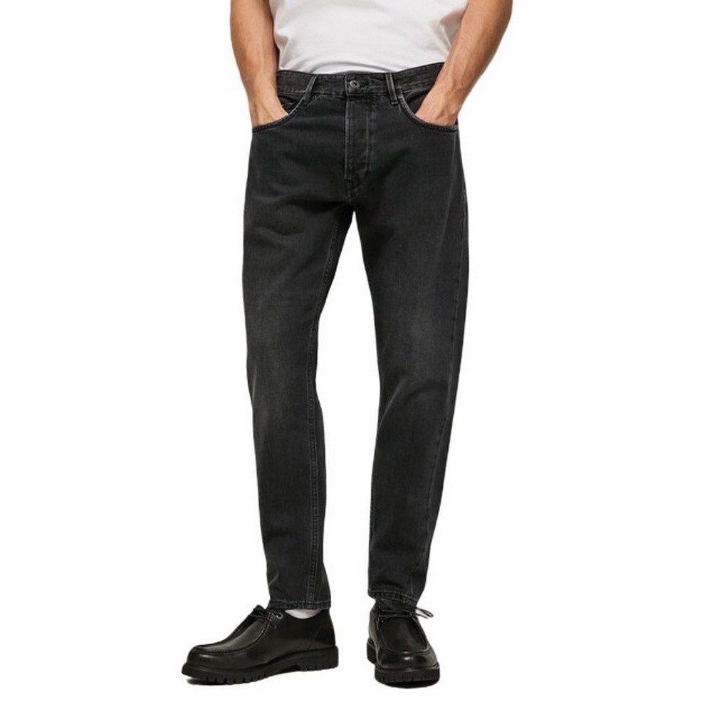 ΠΑΝΤΕΛΟΝΙ E1 CALLEN CROP 30  ΑΝΔΡΙΚΟ PEPE JEANS BLACK DENIM