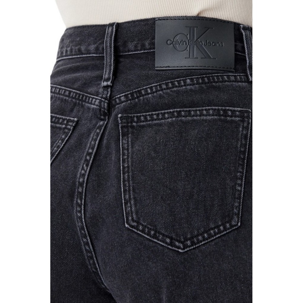 CALVIN KLEIN JEANS BERMUDA SHORT ΒΕΡΜΟΥΔΑ ΓΥΝΑΙΚΕΙΑ BLACK