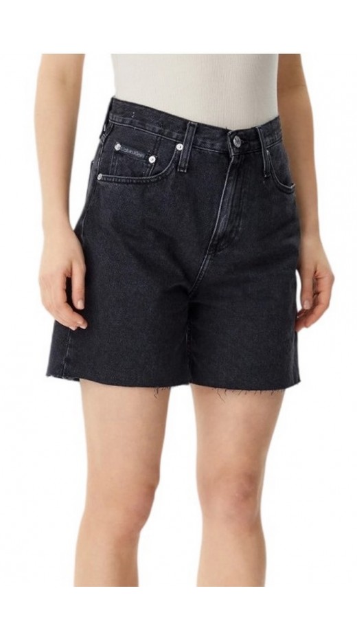 CALVIN KLEIN JEANS BERMUDA SHORT ΒΕΡΜΟΥΔΑ ΓΥΝΑΙΚΕΙΑ BLACK