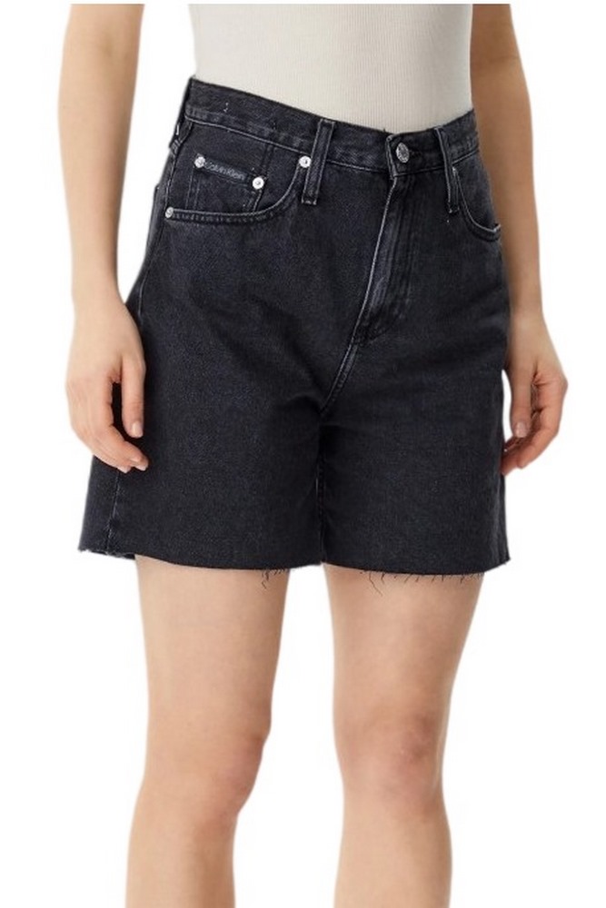 CALVIN KLEIN JEANS BERMUDA SHORT ΒΕΡΜΟΥΔΑ ΓΥΝΑΙΚΕΙΑ BLACK