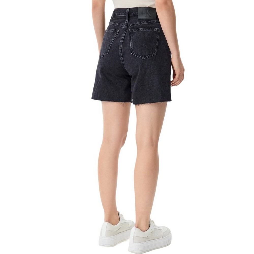 CALVIN KLEIN JEANS BERMUDA SHORT ΒΕΡΜΟΥΔΑ ΓΥΝΑΙΚΕΙΑ BLACK