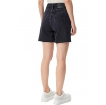 CALVIN KLEIN JEANS BERMUDA SHORT ΒΕΡΜΟΥΔΑ ΓΥΝΑΙΚΕΙΑ BLACK