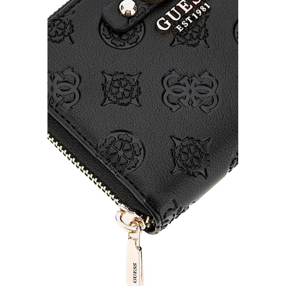 GUESS GERTY SLG MEDIUM ZIP AROUND ΠΟΡΤΟΦΟΛΙ ΓΥΝΑΙΚΕΙΟ BLACK