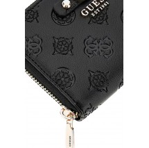 GUESS GERTY SLG MEDIUM ZIP AROUND ΠΟΡΤΟΦΟΛΙ ΓΥΝΑΙΚΕΙΟ BLACK