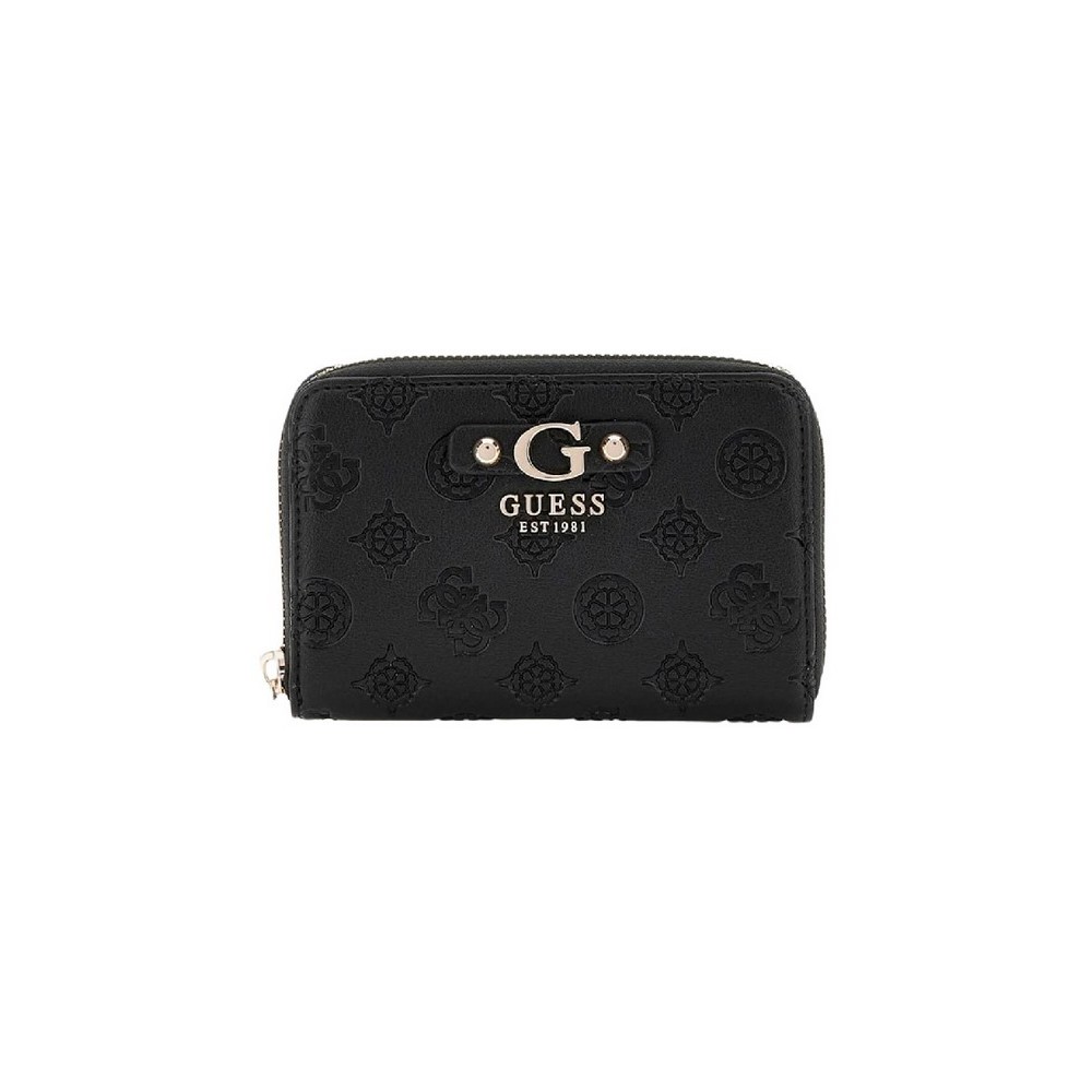GUESS GERTY SLG MEDIUM ZIP AROUND ΠΟΡΤΟΦΟΛΙ ΓΥΝΑΙΚΕΙΟ BLACK