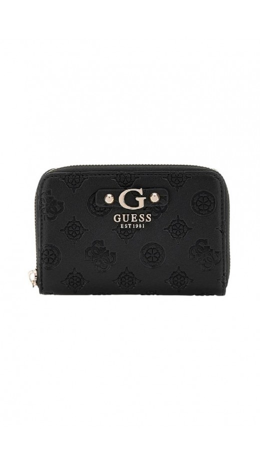 GUESS GERTY SLG MEDIUM ZIP AROUND ΠΟΡΤΟΦΟΛΙ ΓΥΝΑΙΚΕΙΟ BLACK