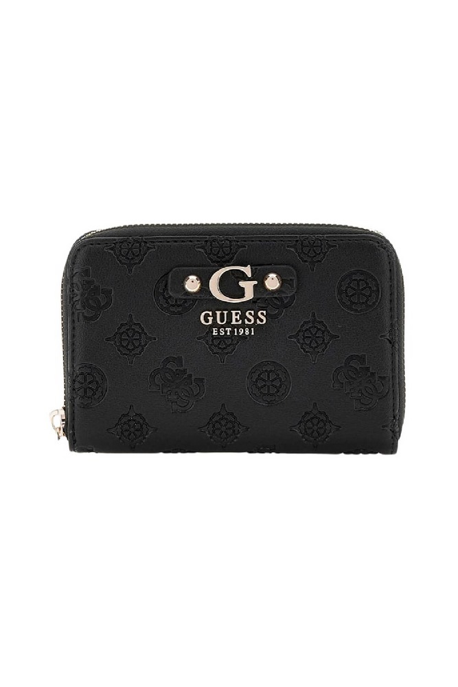 GUESS GERTY SLG MEDIUM ZIP AROUND ΠΟΡΤΟΦΟΛΙ ΓΥΝΑΙΚΕΙΟ BLACK