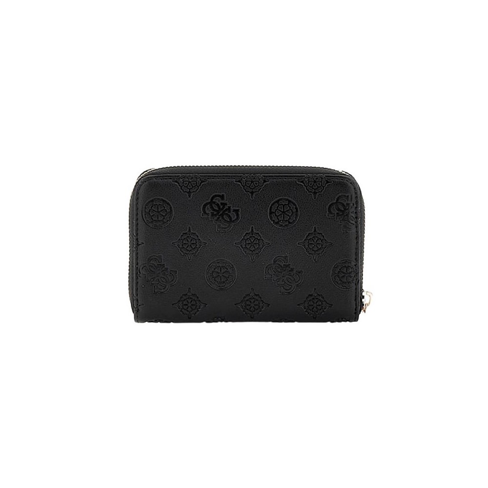 GUESS GERTY SLG MEDIUM ZIP AROUND ΠΟΡΤΟΦΟΛΙ ΓΥΝΑΙΚΕΙΟ BLACK