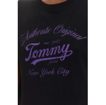 TOMMY JEANS REG ESSENTIAL LOGO TEE T-SHIRT ΜΠΛΟΥΖΑ ΓΥΝΑΙΚΕΙΑ BLACK