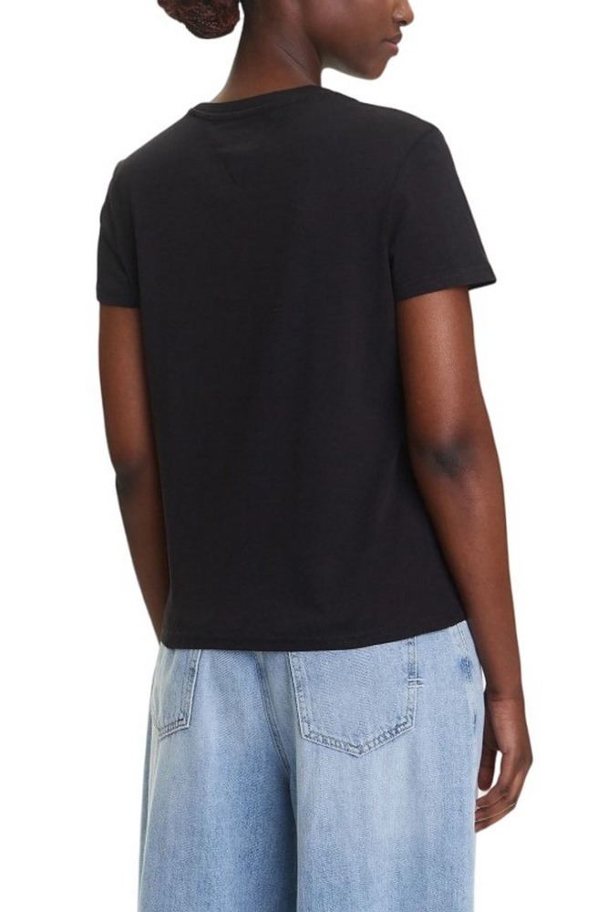 TOMMY JEANS REG ESSENTIAL LOGO TEE T-SHIRT ΜΠΛΟΥΖΑ ΓΥΝΑΙΚΕΙΑ BLACK