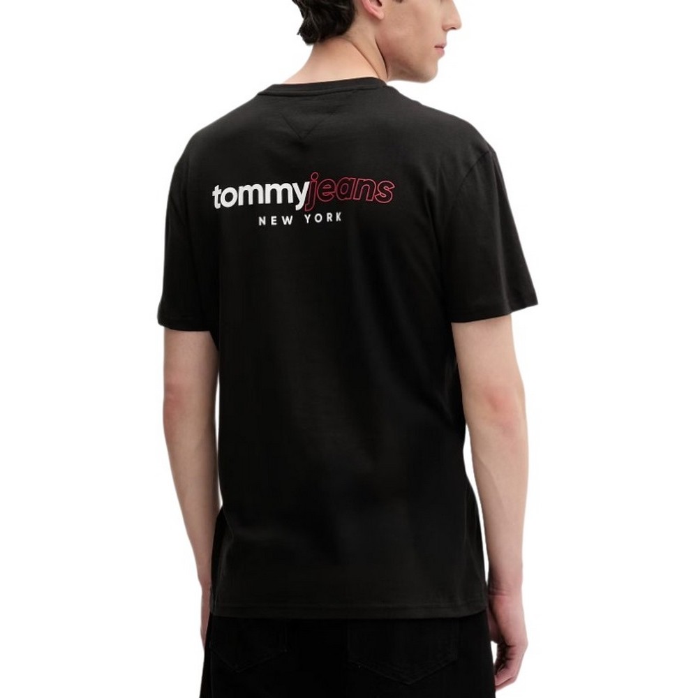 TOMMY JEANS REG DNA GRPHC EXT T-SHIRT ΜΠΛΟΥΖΑ ΑΝΔΡΙΚΗ BLACK