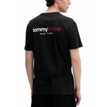 TOMMY JEANS REG DNA GRPHC EXT T-SHIRT ΜΠΛΟΥΖΑ ΑΝΔΡΙΚΗ BLACK