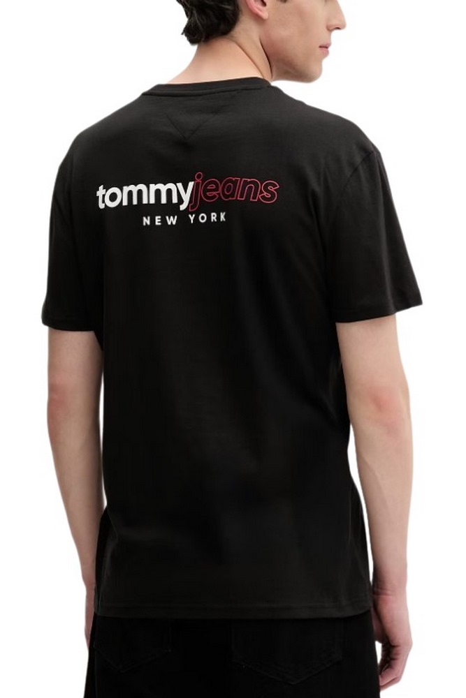 TOMMY JEANS REG DNA GRPHC EXT T-SHIRT ΜΠΛΟΥΖΑ ΑΝΔΡΙΚΗ BLACK