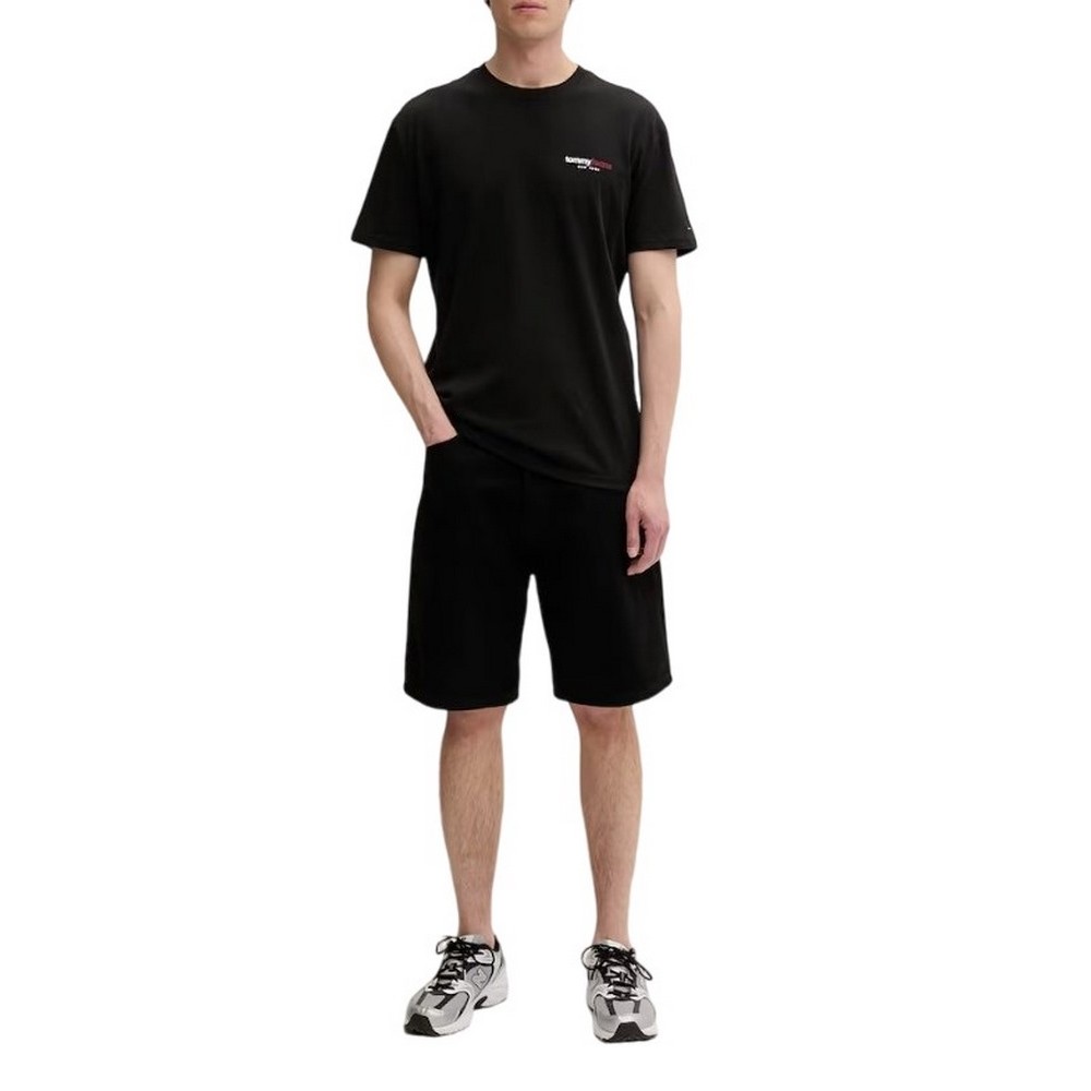 TOMMY JEANS REG DNA GRPHC EXT T-SHIRT ΜΠΛΟΥΖΑ ΑΝΔΡΙΚΗ BLACK