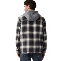 LEVIS FRANCISCO SHERPA FNANNEL JACKET ΜΠΟΥΦΑΝ ΑΝΔΡΙΚΟ GREY