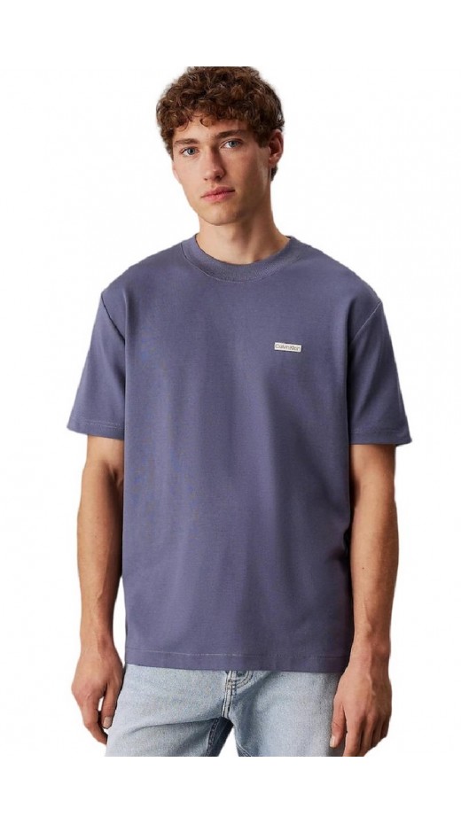 CALVIN KLEIN JEANS LABEL TEE T-SHIRT ΜΠΛΟΥΖΑ ΑΝΔΡΙΚΗ GRISAILLE