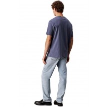 CALVIN KLEIN JEANS LABEL TEE T-SHIRT ΜΠΛΟΥΖΑ ΑΝΔΡΙΚΗ GRISAILLE