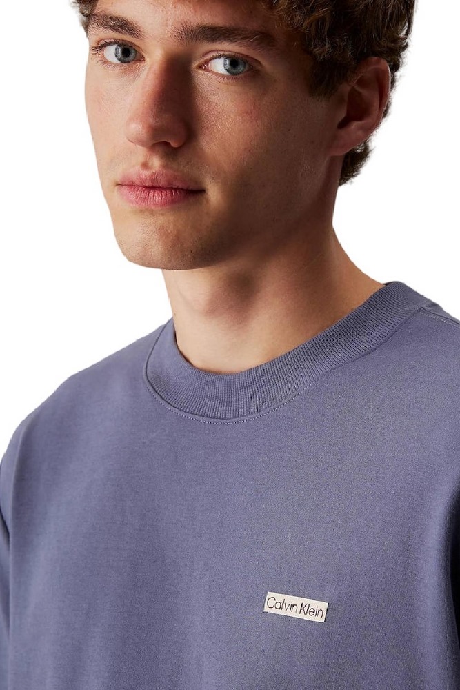 CALVIN KLEIN JEANS LABEL TEE T-SHIRT ΜΠΛΟΥΖΑ ΑΝΔΡΙΚΗ GRISAILLE