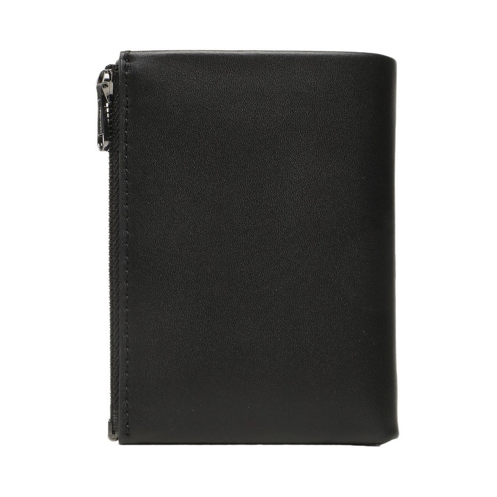 CALVIN KLEIN JEANS CK CONCISE TRIFOLD 6CC W/DETACH ΑΞΕΣΟΥΑΡ ΠΟΡΤΟΦΟΛΙ ΑΝΔΡΙΚΟ BLACK