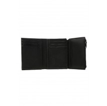 CALVIN KLEIN JEANS CK CONCISE TRIFOLD 6CC W/DETACH ΑΞΕΣΟΥΑΡ ΠΟΡΤΟΦΟΛΙ ΑΝΔΡΙΚΟ BLACK