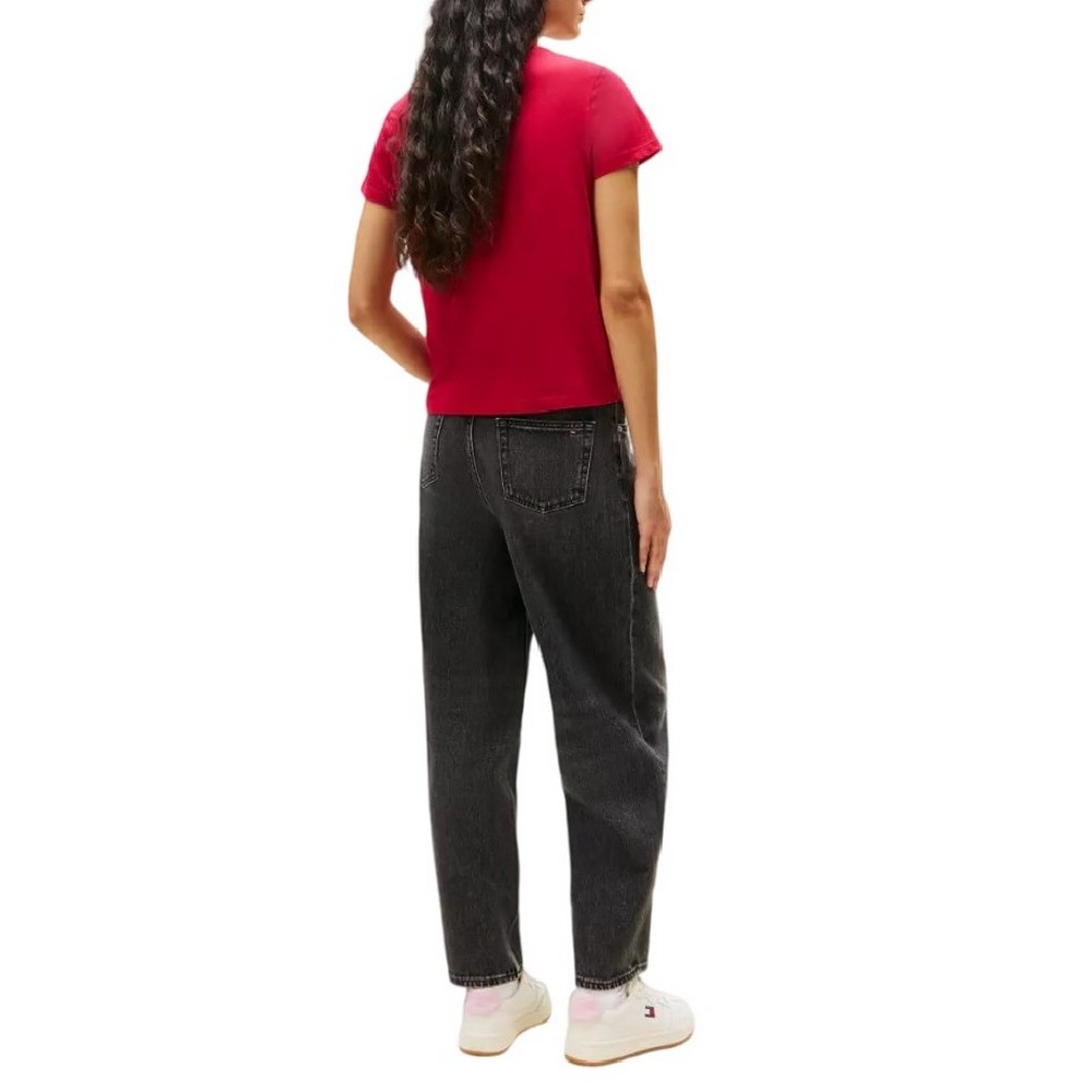 TOMMY JEANS REG ESSENTIAL LOGO 2 TEE EXT T-SHIRT ΜΠΛΟΥΖΑ ΓΥΝΑΙΚΕΙΑ RUBY