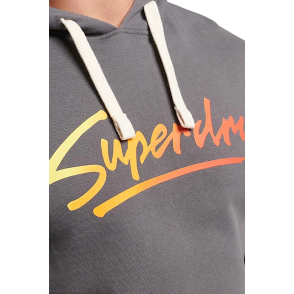 ΜΠΛΟΥΖΑ ΦΟΥΤΕΡ D1 VINTAGE DOWNTOWN SCRIPT ΑΝΔΡΙΚΗ SUPERDRY DARK GREY