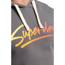 ΜΠΛΟΥΖΑ ΦΟΥΤΕΡ D1 VINTAGE DOWNTOWN SCRIPT ΑΝΔΡΙΚΗ SUPERDRY DARK GREY