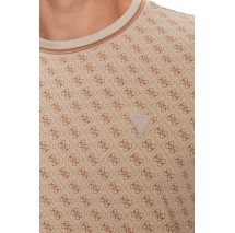 GUESS MARSHALL T-SHIRT ΑΝΔΡΙΚΟ BEIGE