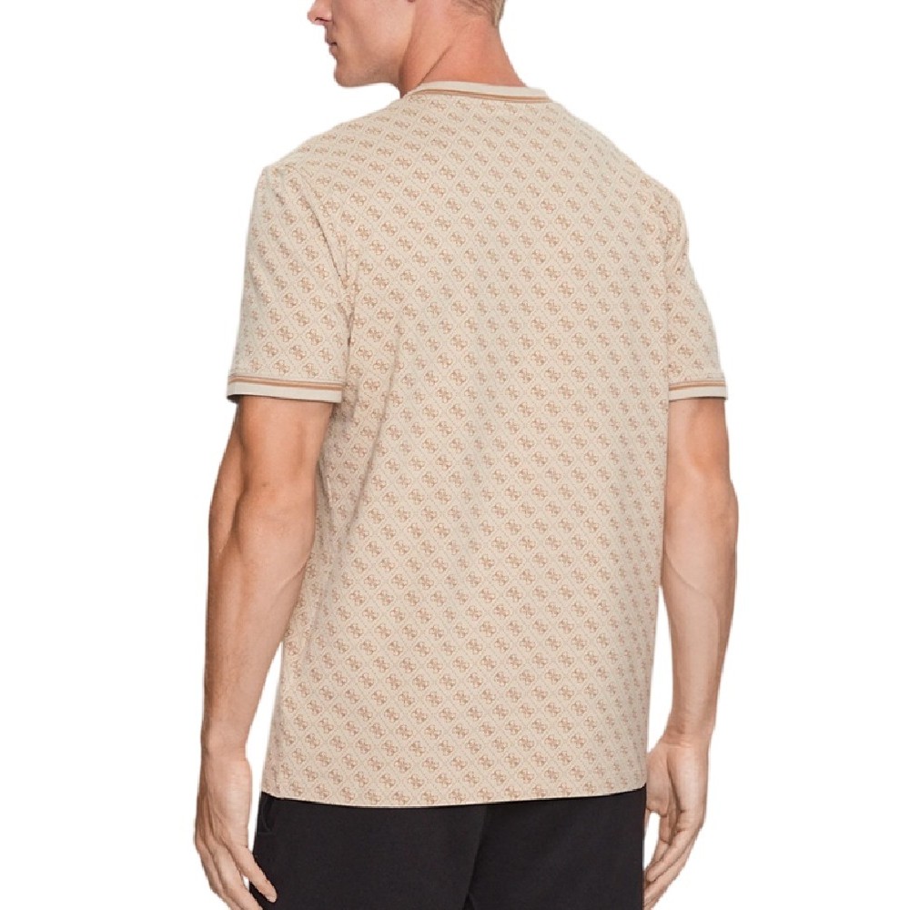 GUESS MARSHALL T-SHIRT ΑΝΔΡΙΚΟ BEIGE