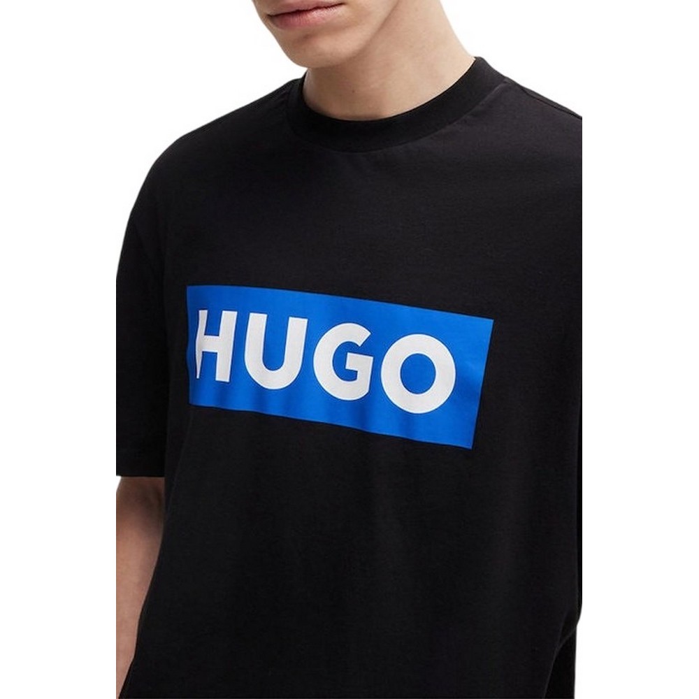 HUGO BOSS NICO JERSEY T-SHIRT ΜΠΛΟΥΖΑ ΑΝΔΡΙΚΗ BLACK