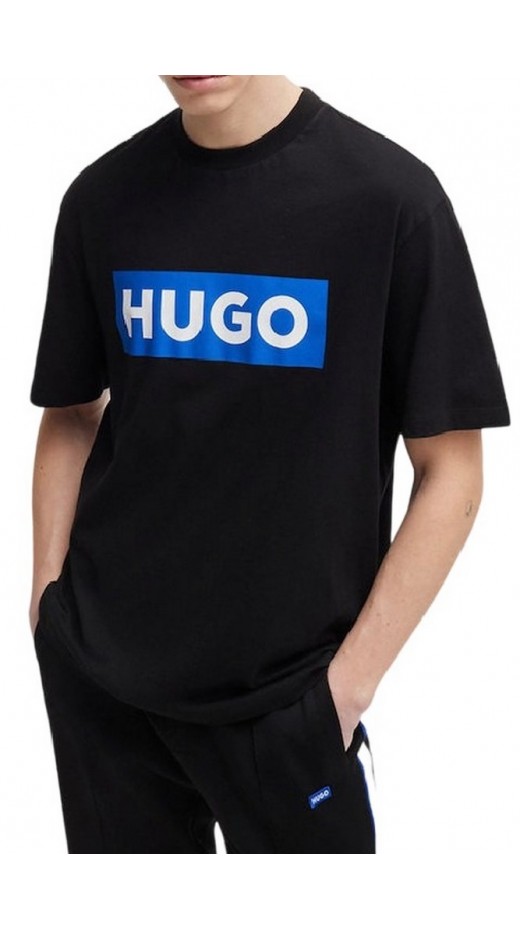 HUGO BOSS NICO JERSEY T-SHIRT ΜΠΛΟΥΖΑ ΑΝΔΡΙΚΗ BLACK