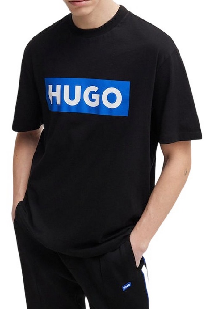 HUGO BOSS NICO JERSEY T-SHIRT ΜΠΛΟΥΖΑ ΑΝΔΡΙΚΗ BLACK